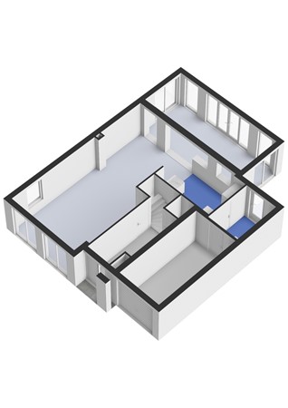 Floorplan - Hilsondusstraat 42, 3291 HA Strijen
